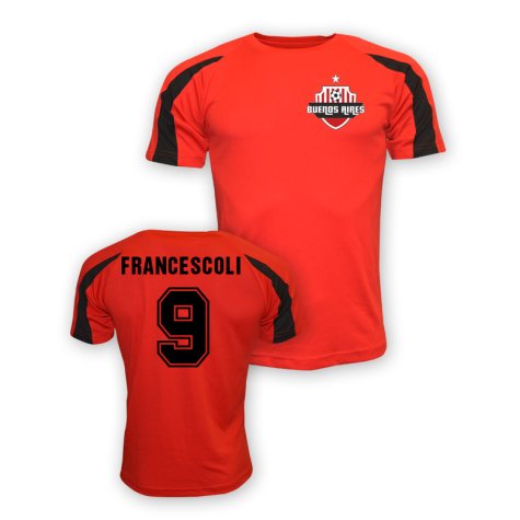 Enzo Francescoli River Plate Sports Training Jersey (red)