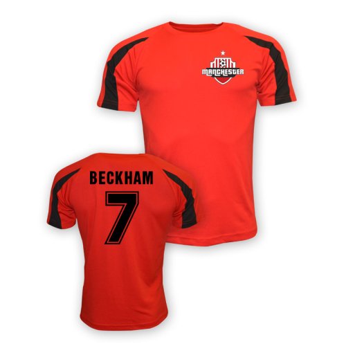 David Beckham Man Utd Sports Training Jersey (red) - Kids