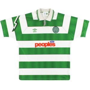 Celtic 1991-92 Home Shirt (M) (Excellent) Celtic 1991-92 Home Shirt (M) (Excellent)