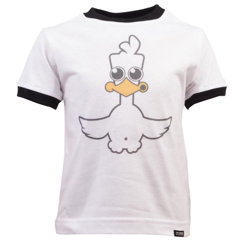 Kids Swansea - White/Black Ringer