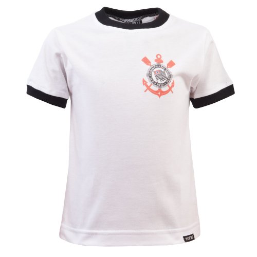 Kids Corinthians Paulista 12th Man- White/Black Ringer