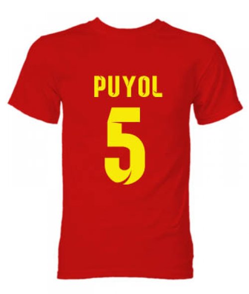 Barcelona Carlos Puyol Hero T-Shirt (Red)