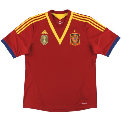 Spain 2012-13 Home Shirt ((Excellent) XL)