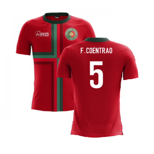 2024-2025 Portugal Airo Concept Home Shirt (F.Coentrao 5) - Kids