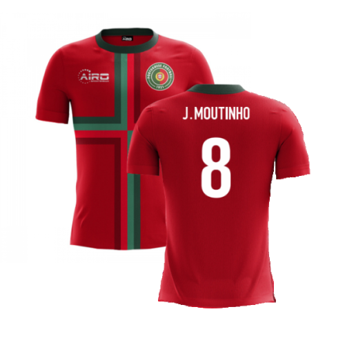 2024-2025 Portugal Airo Concept Home Shirt (J.Moutinho 8) - Kids