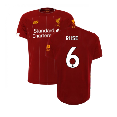 2019-2020 Liverpool Home Football Shirt (Riise 6)