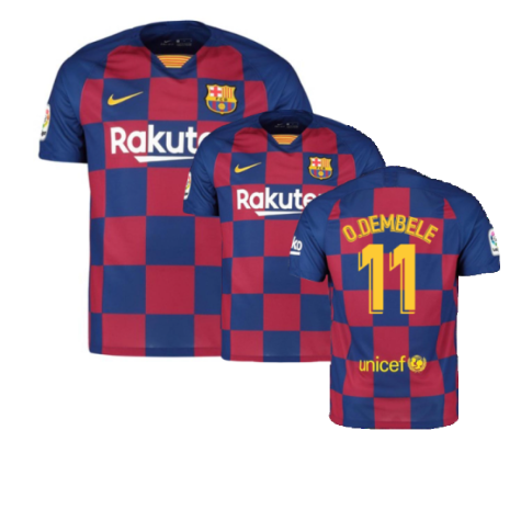 2019-2020 Barcelona Home Nike Football Shirt (I.RAKITIC 4)