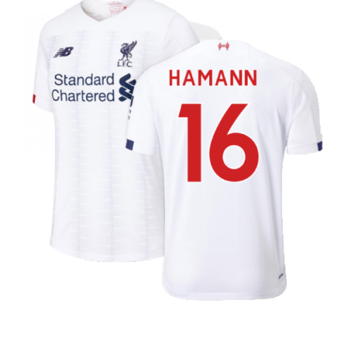 2019-2020 Liverpool Away Football Shirt (Hamann 16)