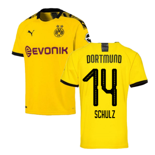 2019-2020 Borussia Dortmund Home Puma Shirt (Kids) (Schulz 14)