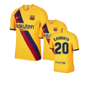 2019-2020 Barcelona Away Nike Football Shirt (O.DEMBELE 11)