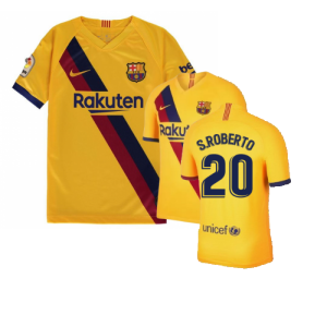 2019-2020 Barcelona Away Nike Shirt (Kids) (O.DEMBELE 11)