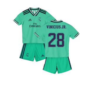 2019-2020 Real Madrid Adidas Third Football Shirt (VINICIUS JR. 28)