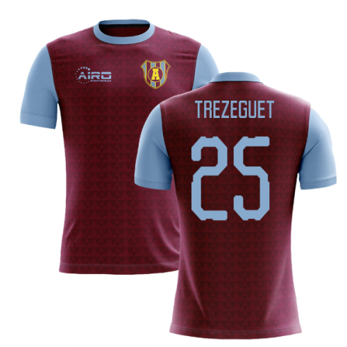 2024-2025 Villa Home Concept Football Shirt (Trezeguet 25)