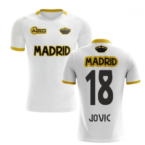 2024-2025 Madrid Concept Training Shirt (White) (Jovic 18) - Kids