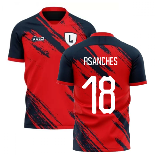 2024-2025 Lille Home Concept Football Shirt (R Sanches 18)