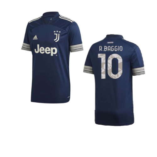 2020-2021 Juventus Adidas Away Football Shirt (R.BAGGIO 10)