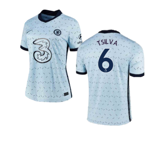 2020-2021 Chelsea Away Nike Ladies Shirt (T.SILVA 6)