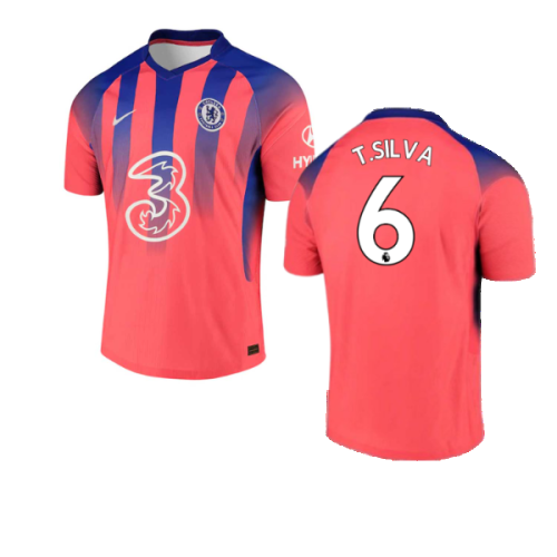 2020-2021 Chelsea Nike Vapor Third Match Shirt (T.SILVA 6)