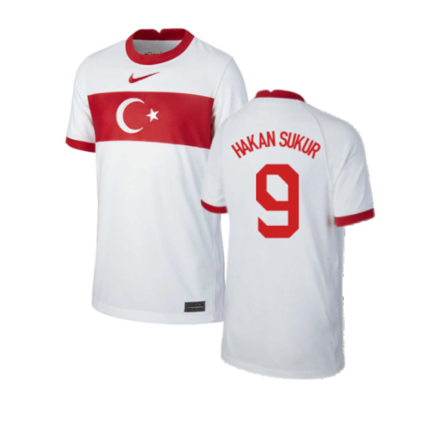 2020-2021 Turkey Home Nike Football Shirt (Kids) (HAKAN SUKUR 9)