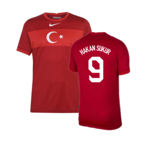 2020-2021 Turkey Away Nike Football Shirt (HAKAN SUKUR 9)