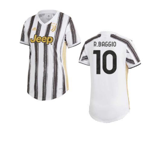 2020-2021 Juventus Adidas Home Womens Shirt (R.BAGGIO 10)