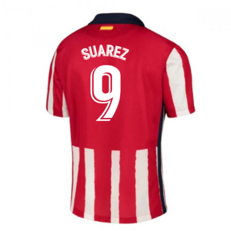 2020-2021 Atletico Madrid Home Nike Shirt (Kids) (SUAREZ 9)