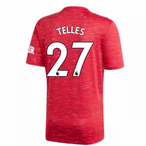 2020-2021 Man Utd Adidas Home Football Shirt (TELLES 27)