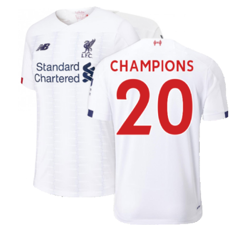 2019-2020 Liverpool Away Football Shirt (Champions 20)