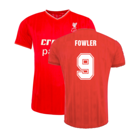 1986 Liverpool Crown Paints Home Shirt (FOWLER 9)