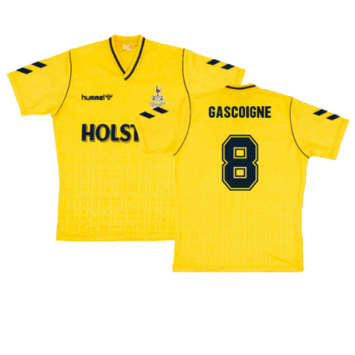 1988 Tottenham Away Hummel Retro Shirt (Gascoigne 8)