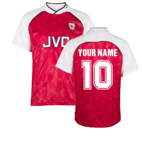 1990-1992 Arsenal Home Shirt (Your Name)