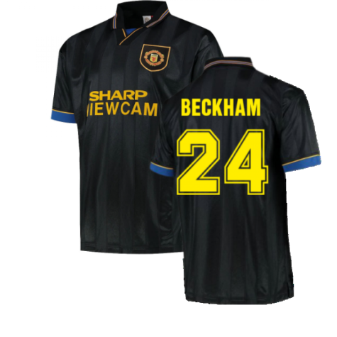 1994 Manchester United Away Football Shirt (BECKHAM 24)