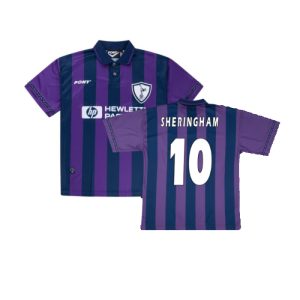 1995-1996 Tottenham Away Pony Retro Shirt (Sheringham 10)