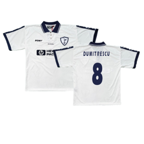 1995-1997 Tottenham Home Pony Shirt (Dumitrescu 8)