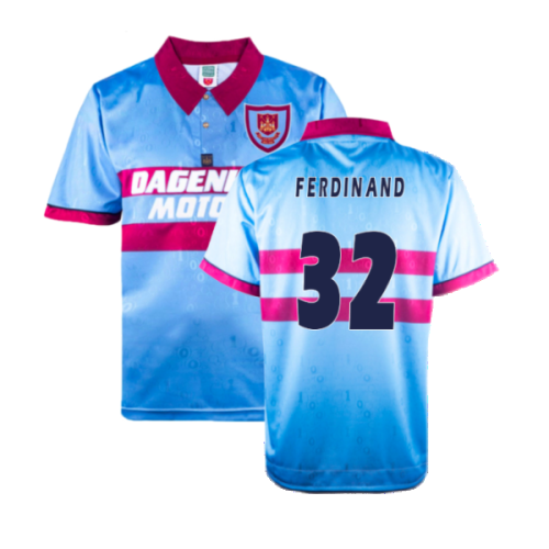 1995-1997 West Ham Pony Reissue Centenary Away Shirt (Ferdinand 32)