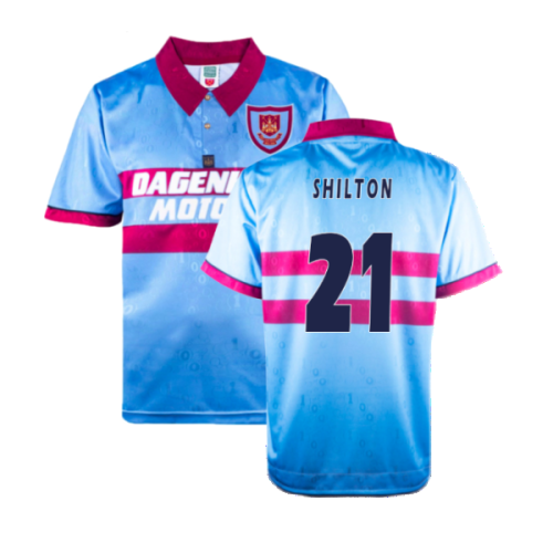 1995-1997 West Ham Pony Reissue Centenary Away Shirt (Shilton 21)