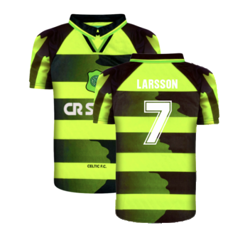 1996-1997 Celtic Away Retro Shirt (LARSSON 7)