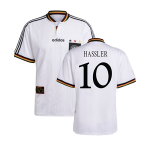 1996 Germany Euro 96 Home Shirt (Hassler 10) 1996 Germany Euro 96 Home Shirt (Hassler 10)