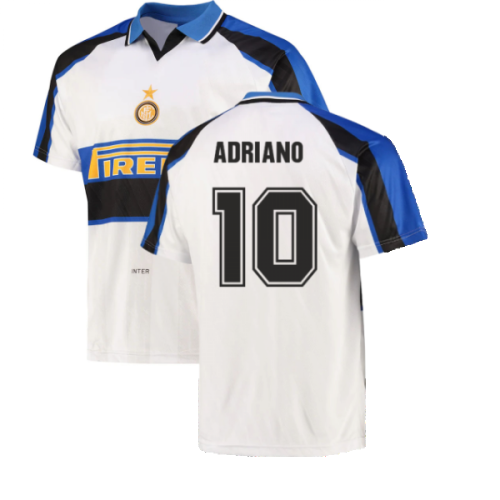 1996 Inter Milan Away Shirt (ADRIANO 10)