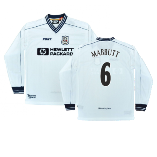 1997-1999 Tottenham Home LS Pony Retro Shirt (Mabbutt 6)