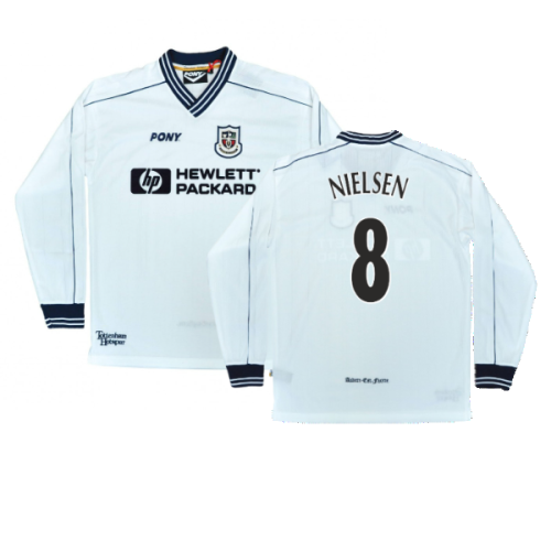 1997-1999 Tottenham Home LS Pony Retro Shirt (Nielsen 8)