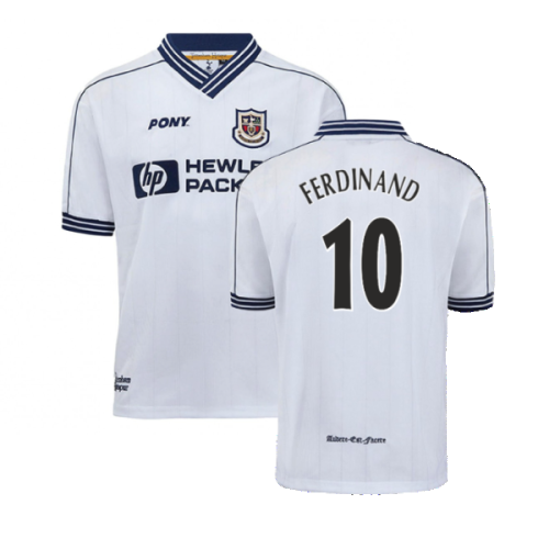 1997-1999 Tottenham Home Pony Retro Shirt (Ferdinand 10)