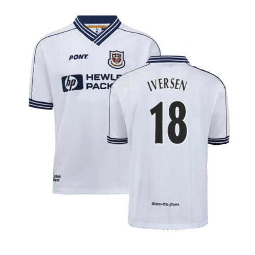 1997-1999 Tottenham Home Pony Retro Shirt (Iversen 18)