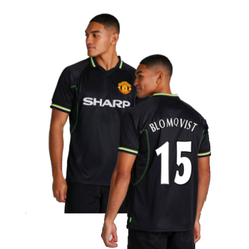 1998-1999 Manchester United Retro Third Shirt (Blomqvist 15)