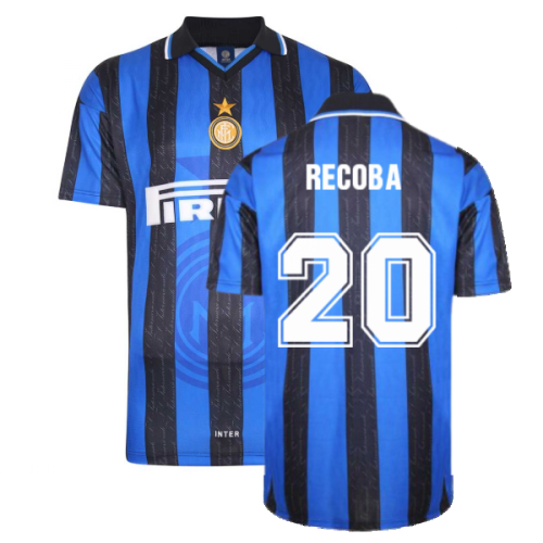 1998 Inter Milan Score Draw Home Shirt (RECOBA 20)