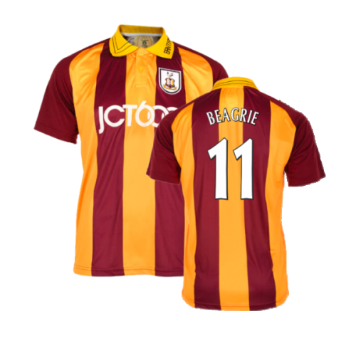 1999-2000 Bradford City Home Retro Shirt (Beagrie 11)