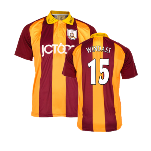 1999-2000 Bradford City Home Retro Shirt (Windass 15)