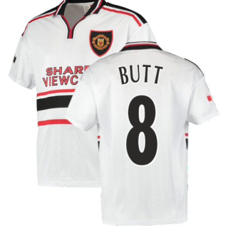 1999 Manchester United Away Football Shirt (BUTT 8)