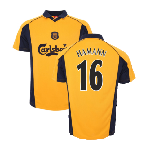 2000-2001 Liverpool Away Retro Shirt (HAMANN 16)