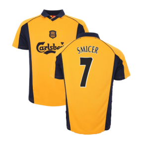 2000-2001 Liverpool Away Retro Shirt (Smicer 7) 2000-2001 Liverpool Away Retro Shirt (Smicer 7)